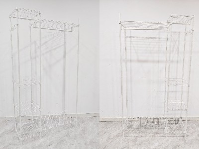 分享新款热销白色烤漆简易衣橱