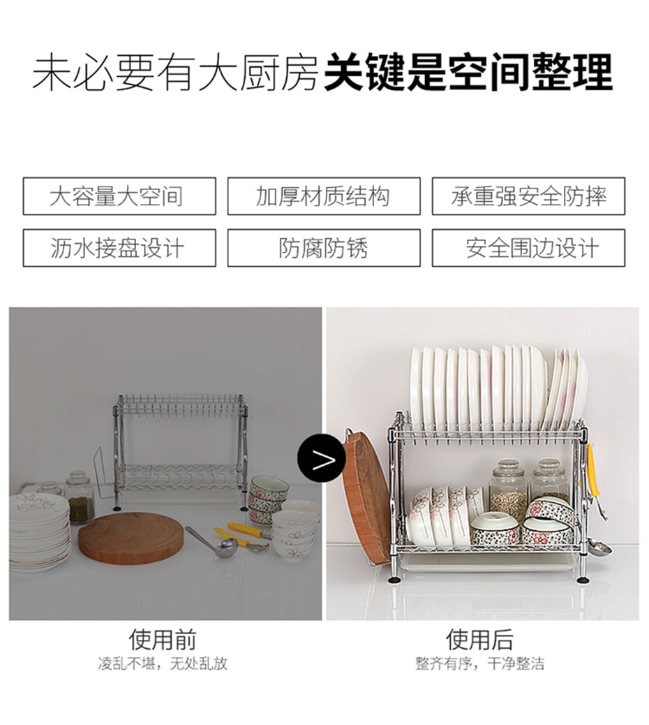 碗碟餐具沥水架CJ-C1145 (3)