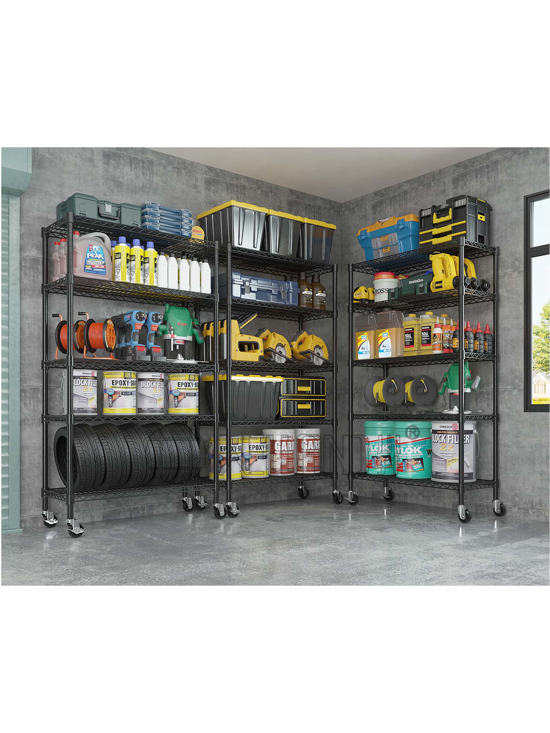 五层烤漆黑货架 五层烤漆黑货架