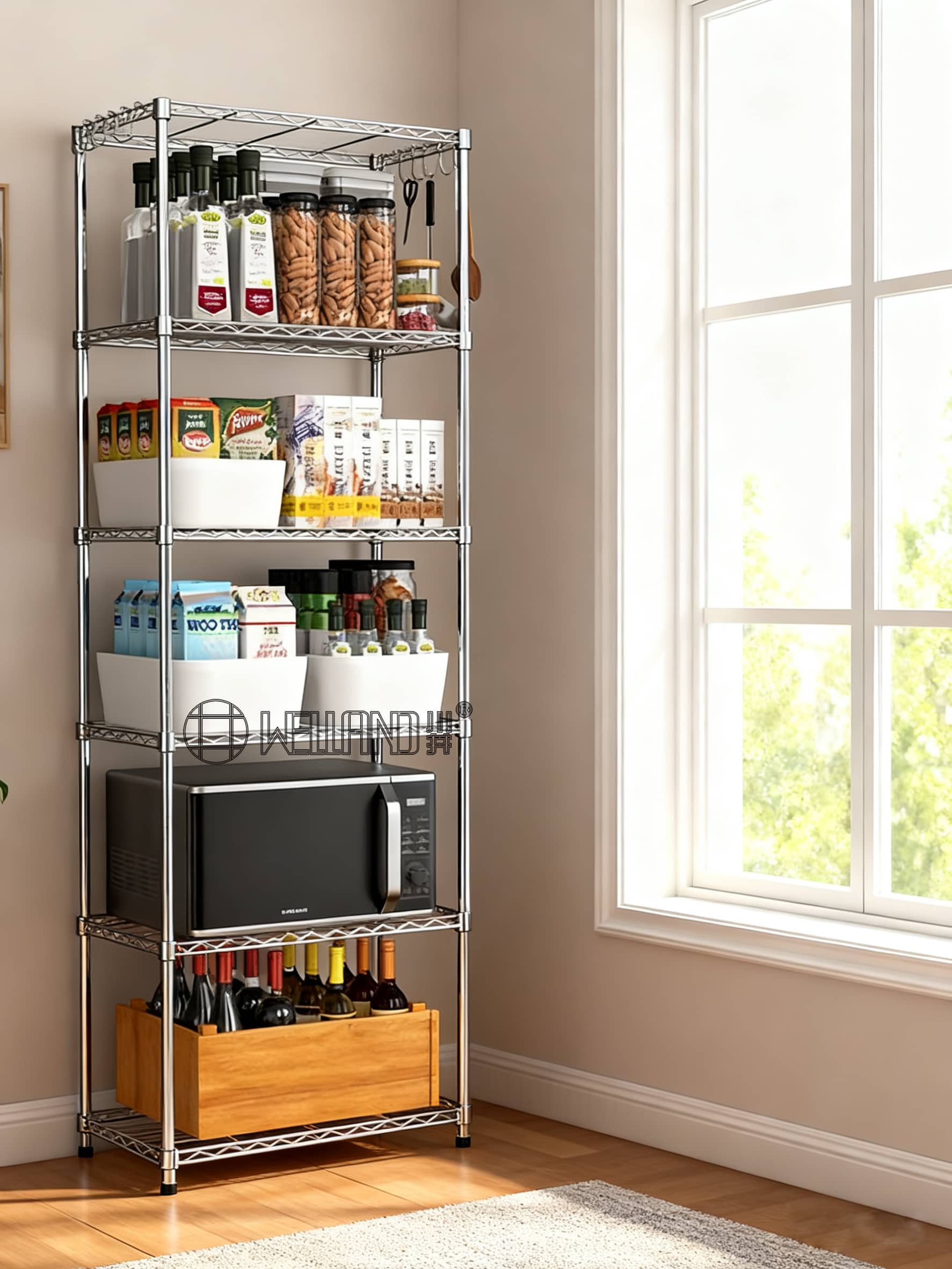 二合一六层置物架 二合一六层置物架